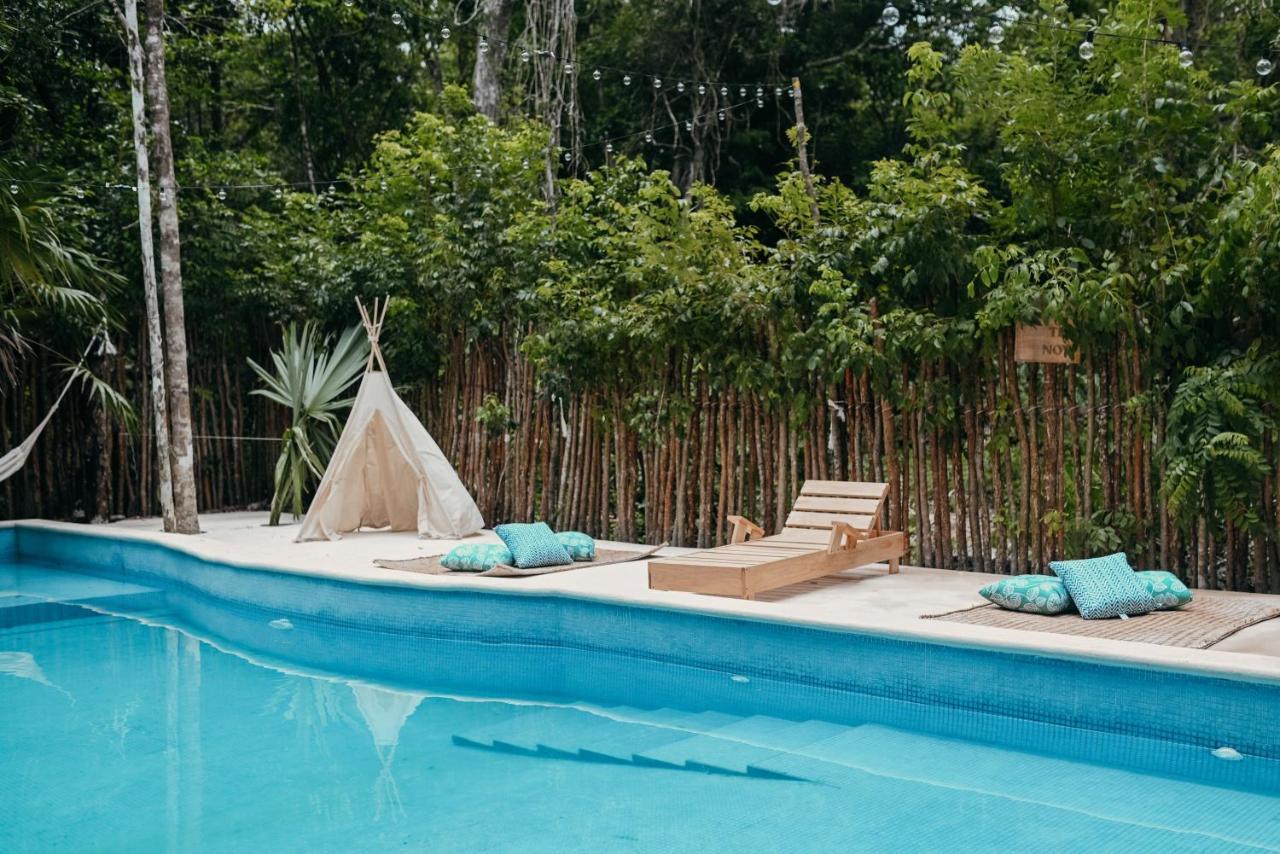 Lunita Jungle Experience Hotel Puerto Morelos Eksteriør billede